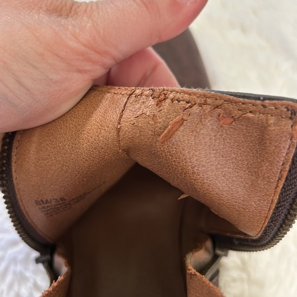 LUCKY BRAND LEATHER BOOTS 8/38 - Picture 9 of 12